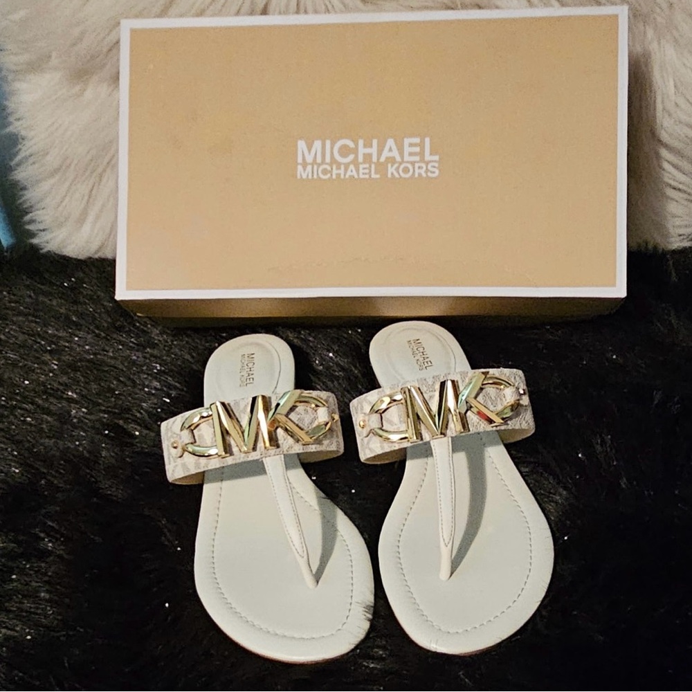 Michael Kors Women's White Sandals
